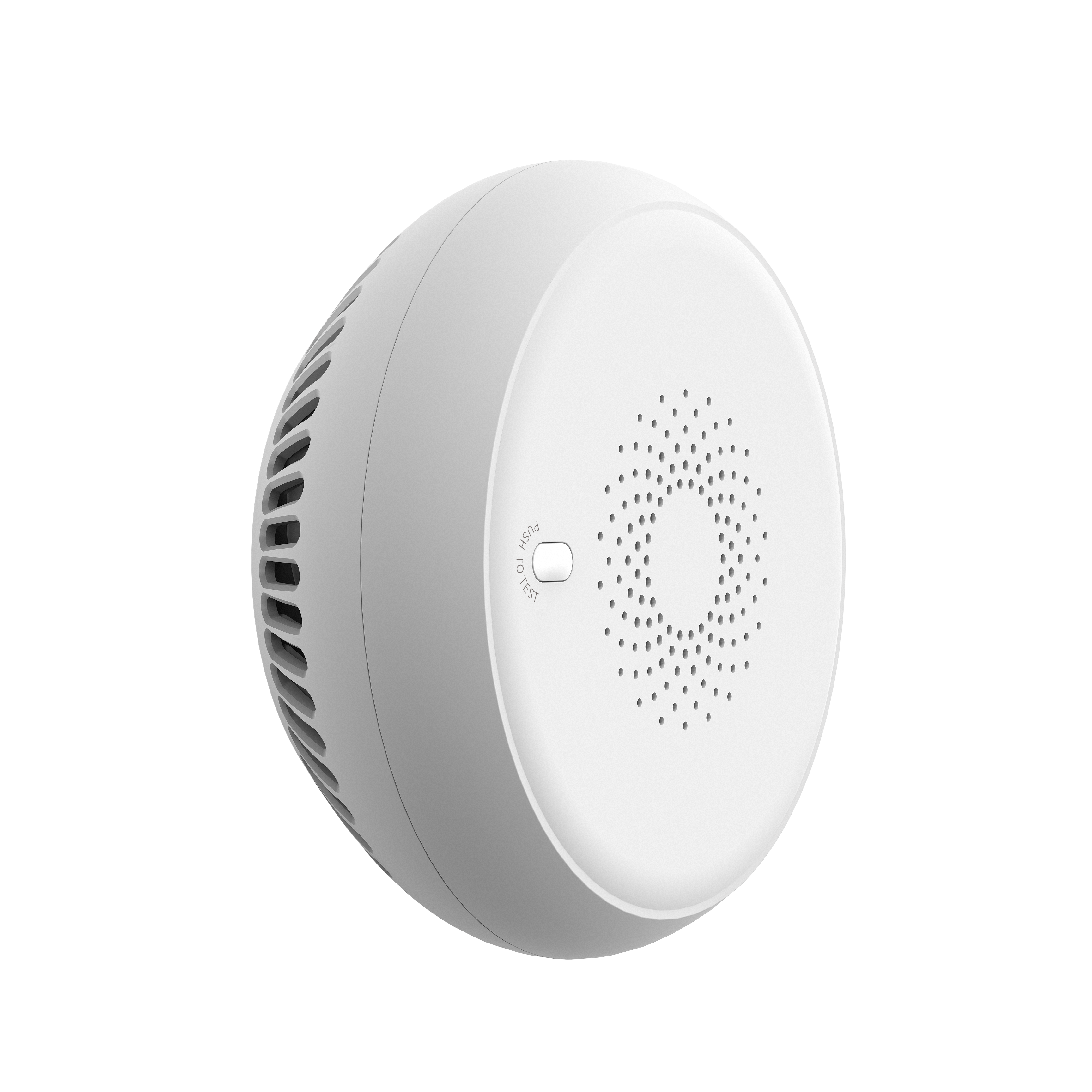 Independent photoelectric smoke fire detection alarm